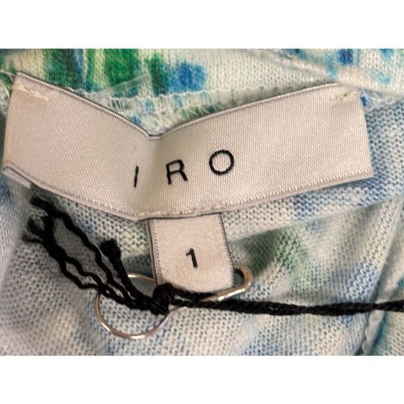 IRO Gypsy Tee 100% Linen in Bleu Clair NWT Size 1/Small - Picture 7 of 10